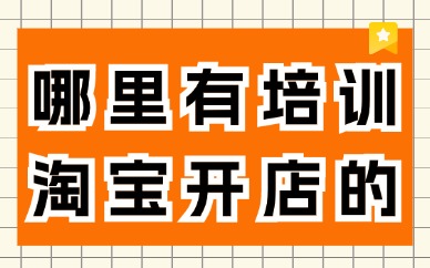 哪里有培训淘宝开店的机构