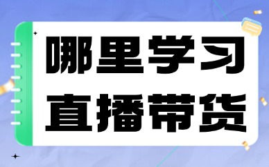 哪里学习直播带货