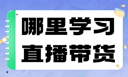 哪里学习直播带货 - 美迪教育