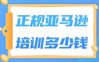 正规亚马逊培训需要多少钱