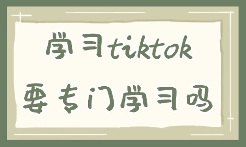 学习tiktok需要专门找人给钱学习吗 - 美迪教育