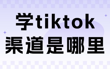 学tiktok正规学习渠道是哪里