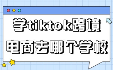 学tiktok跨境电商去哪个学校