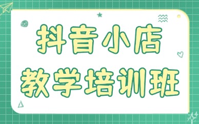 抖音小店教学培训班
