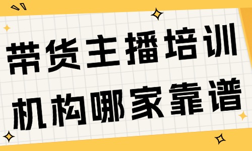 带货主播培训机构哪家靠谱 - 美迪教育