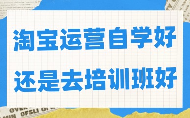淘宝运营自学好还是去培训班好
