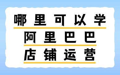 哪里可以学阿里巴巴店铺运营