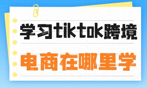 学习tiktok跨境电商在哪里学 - 美迪教育