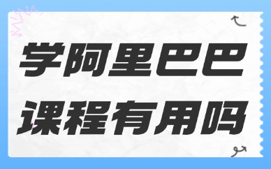 学阿里巴巴课程有用吗