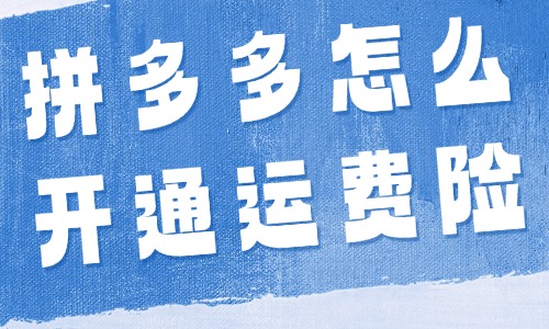 拼多多店铺怎么开通运费险？运费险在哪里设置？ - 美迪教育
