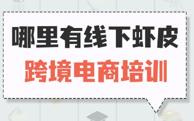 哪里有线下虾皮跨境电商培训