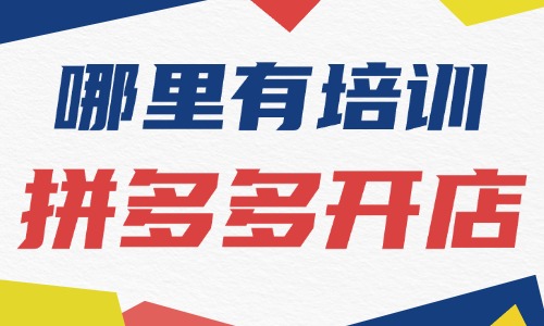 在哪里有培训拼多多开店 - 美迪教育