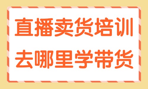 直播卖货培训去哪里学带货 - 美迪教育