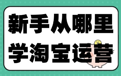 新手从哪里学淘宝运营