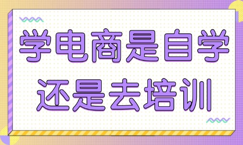 学电商是自学还是去培训学校 - 美迪教育