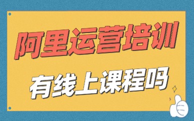阿里巴巴运营培训有线上课程吗