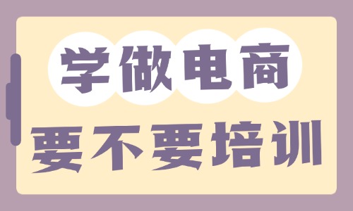 学做电商到底要不要去培训 - 美迪教育