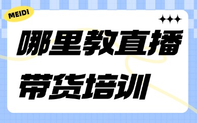 哪里教直播带货培训比较好