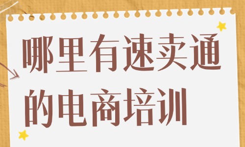 哪里有速卖通的电商培训 - 美迪教育