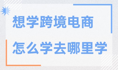 想学跨境电商怎么学去哪里学 - 美迪教育