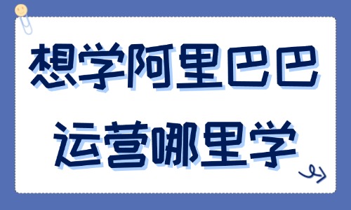 想学阿里巴巴运营哪里学 - 美迪教育