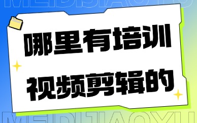 哪里有培训视频剪辑的
