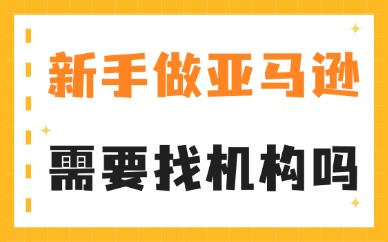 新手做亚马逊需要找机构吗
