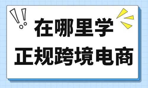在哪里学正规的跨境电商 - 美迪教育