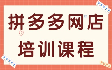 拼多多网店培训课程