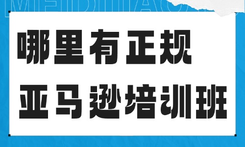 哪里有正规亚马逊培训班 - 美迪教育