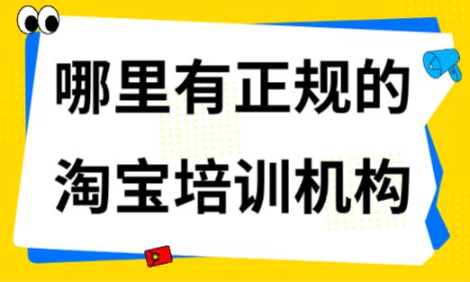 哪里有正规的淘宝培训机构 - 美迪电商教育
