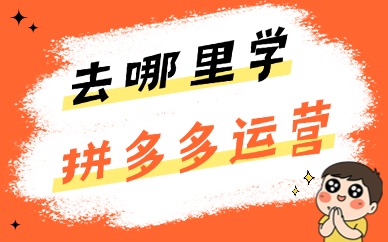 去哪里学拼多多运营技术