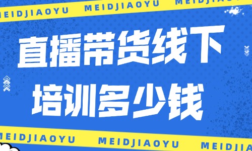 直播带货线下培训多少钱 - 美迪电商