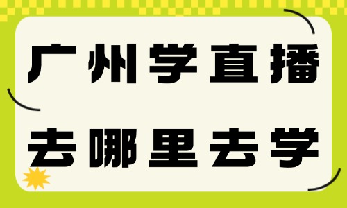广州学直播去哪里去学 - 美迪电商