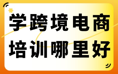学跨境电商运营培训哪里好