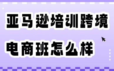 亚马逊培训跨境电商班怎么样