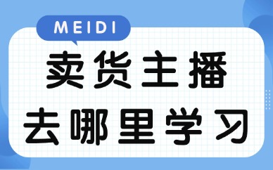 卖货主播去哪里学习