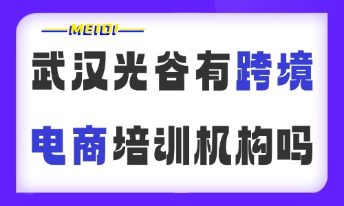 武汉光谷有跨境电商培训机构吗？选校前必看这3点 - 美迪电商