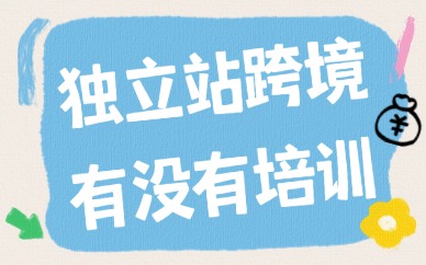 跨境电商独立站有没有培训
