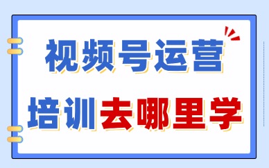 视频号运营培训班去哪里学