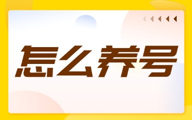 怎么养号