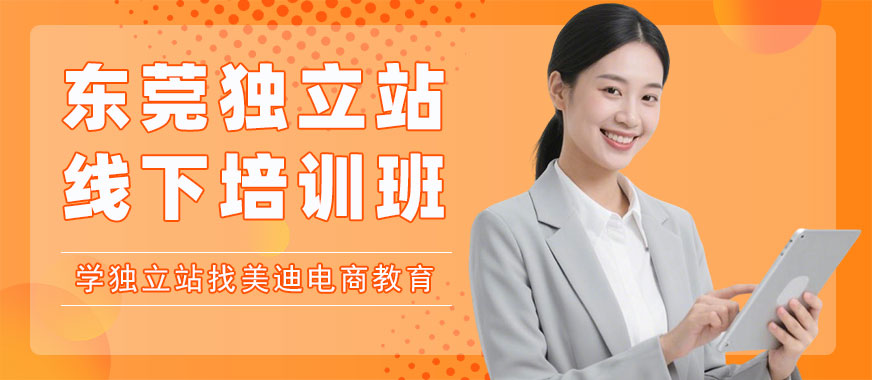 东莞独立站线下培训班 - 美迪电商教育