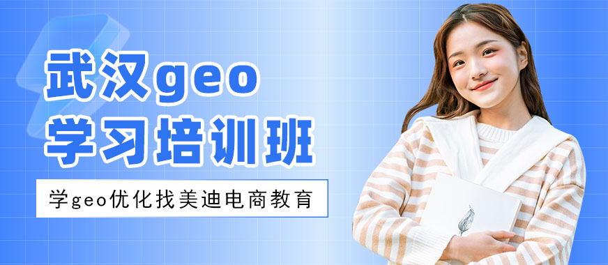 武汉geo学习培训班 - 美迪电商教育