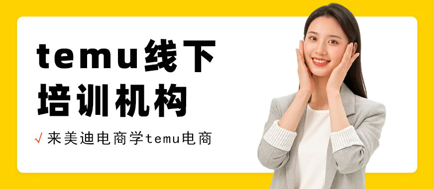 江门temu线下培训机构 - 美迪电商