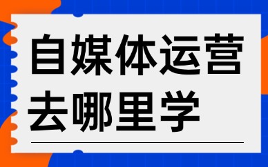 自媒体运营去哪里学