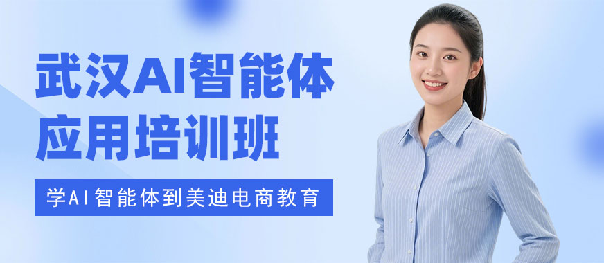 武汉AI智能体应用培训班 - 美迪电商教育
