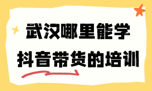 武汉哪里能学抖音带货的培训?零基础选课避坑指南 - 美迪电商教育