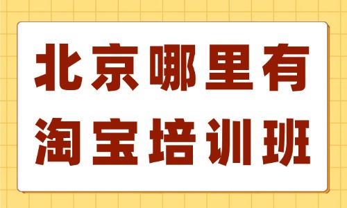 北京哪里有淘宝培训班?本地靠谱线下学习择校指南 - 美迪电商教育